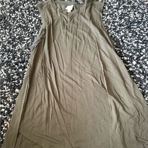 Sleeveless Olive Green tank top